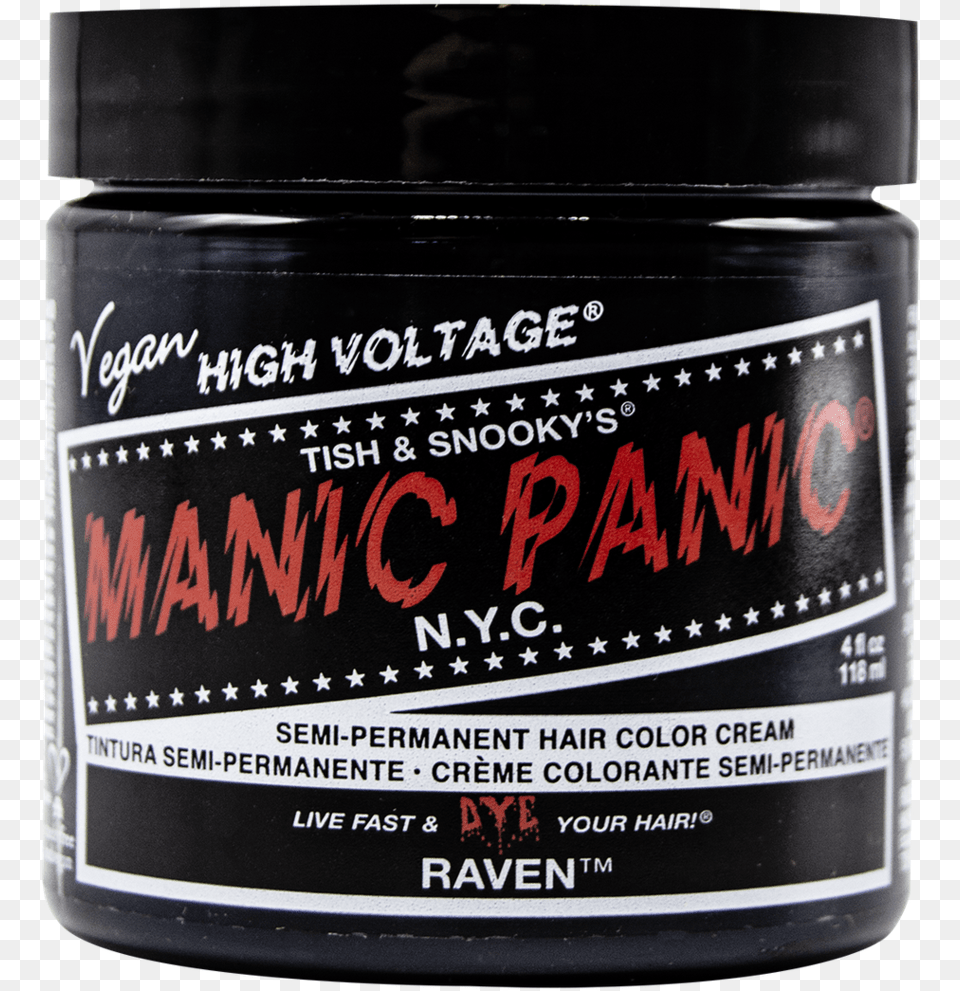 Manic Panic Hair Dye, Bottle, Can, Tin Free Transparent Png
