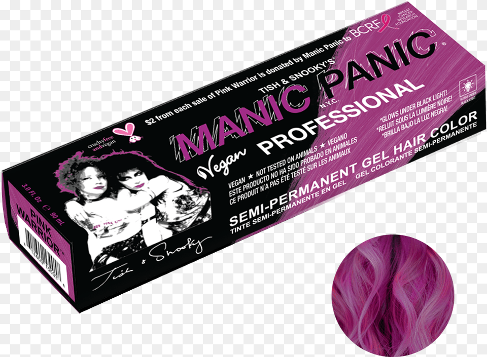 Manic Panic Pink Warrior, Baby, Person, Purple, Face Png Image