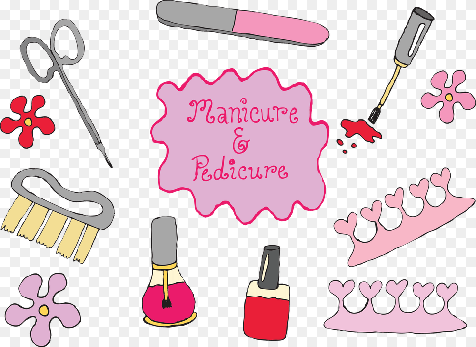 Manicure Pedicure Polish Manicure Pedicure Clipart, Brush, Device, Tool Png Image