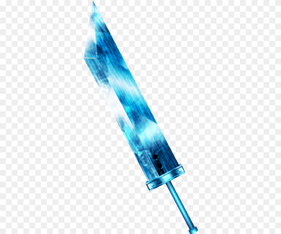 Manikin Buster Sword Final Fantasy Blue Sword, Weapon, Blade, Dagger, Knife Free Png Download