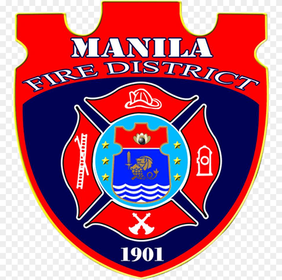 Manila Fire District, Badge, Logo, Symbol, Emblem Free Png Download