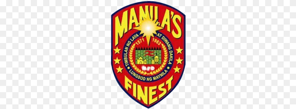 Manila Police District Badge, Logo, Food, Ketchup, Emblem Free Png Download