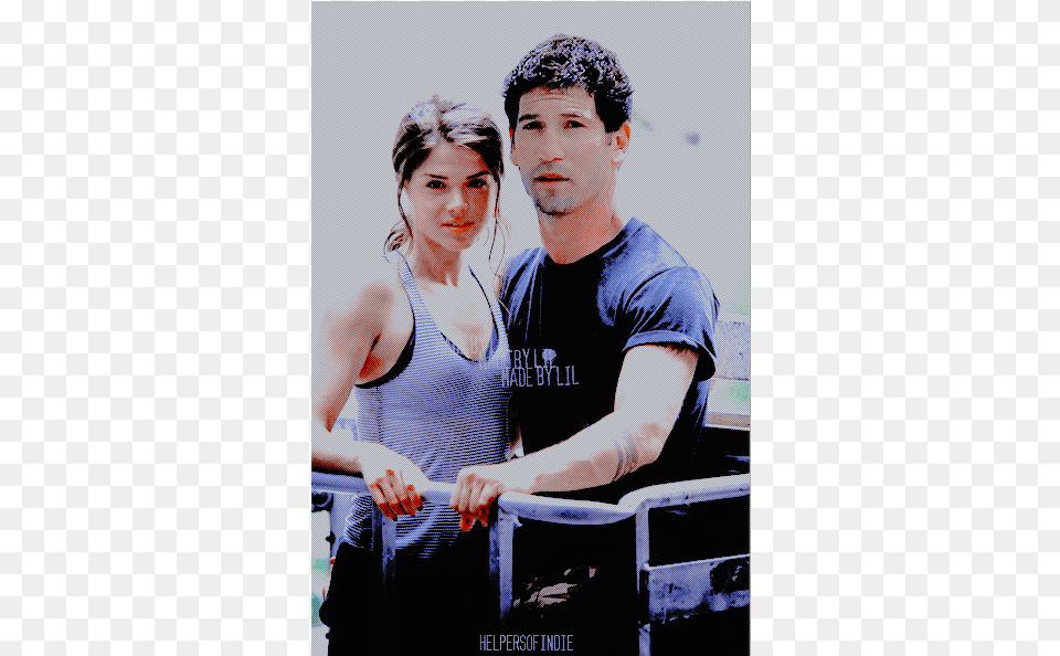 Manip By Lil Of Jon Bernthal And Marie Avgeropoulos Marie Avgeropoulos And Jeffrey Dean Morgan, Body Part, Clothing, Undershirt, Finger Free Png