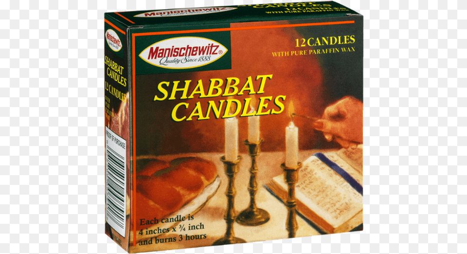 Manischewitz Shabbat Candle 12 Count, Baby, Person, Bread, Food Png