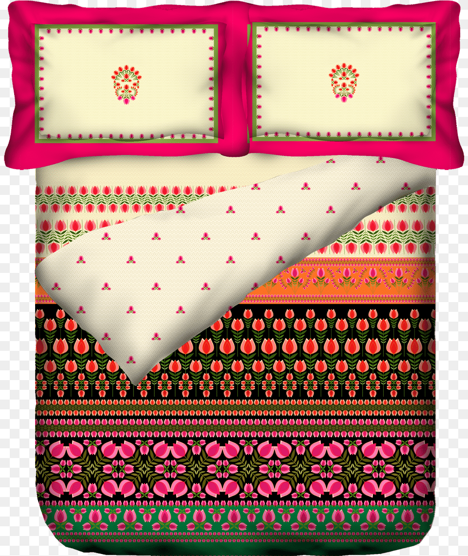 Manish Arora Comforter King Size Bed Sheet, Cushion, Home Decor, Sock, Pattern Png Image