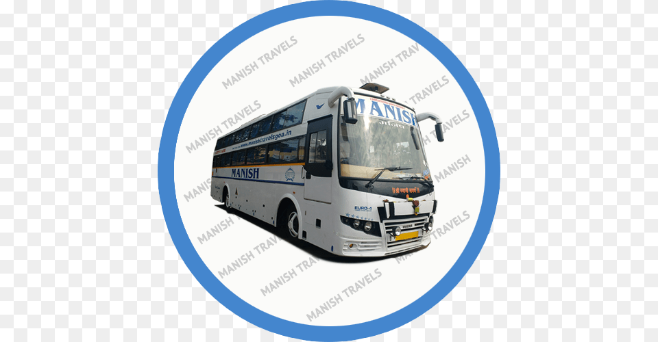 Manish Bus Mumbai To Goa, Transportation, Vehicle, Tour Bus Free Png