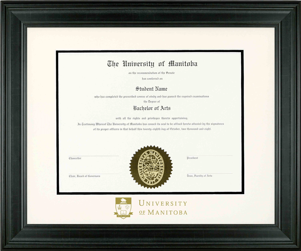 Manitoba University English Diploma, Text, Document Png Image