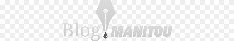 Manitou Blog Logo Grey Background Logo, Symbol, People, Person, Weapon Free Png Download