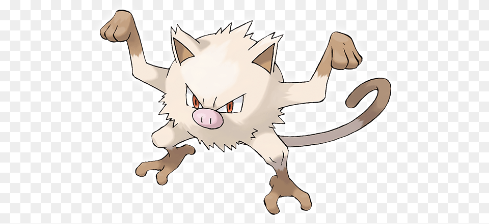 Mankey Pig Monkey Pokemon, Baby, Person, Animal, Cat Free Png