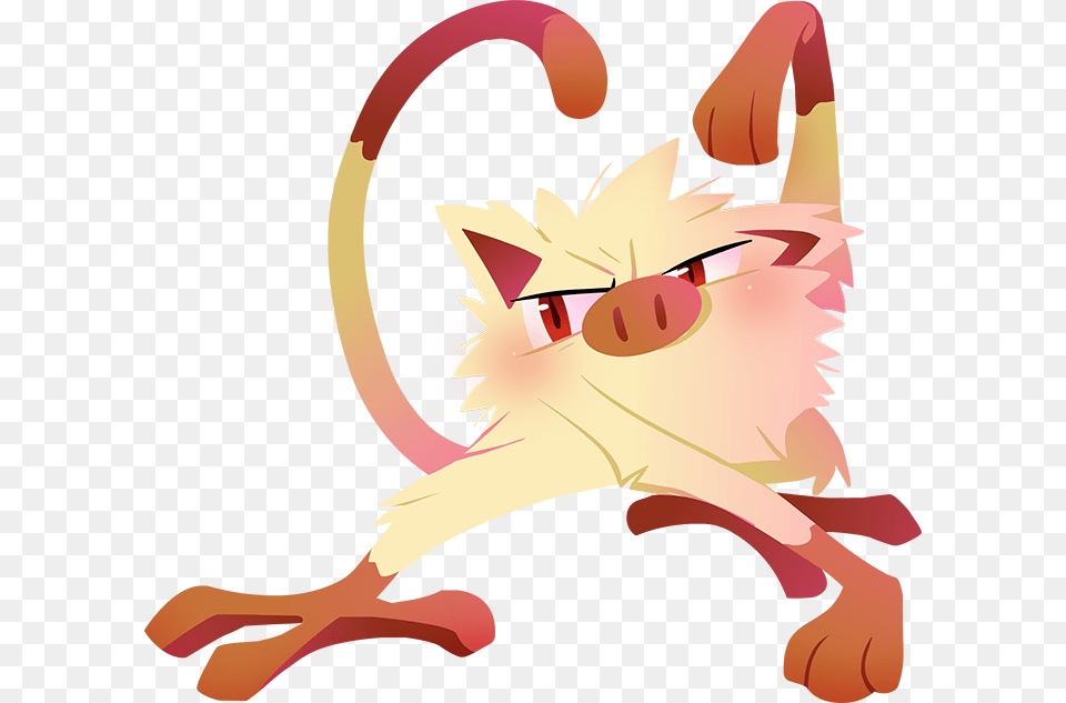 Mankey Pokemon Mankey Fan Art, Graphics, Modern Art, Person Png Image