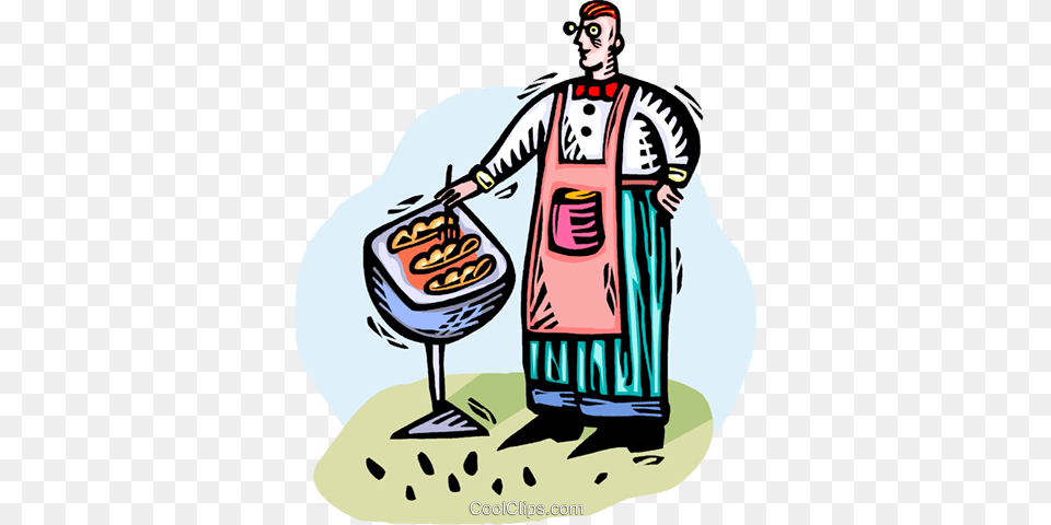 Mann Grillen Vektor Clipart Bild, Adult, Male, Man, Person Png Image