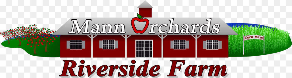 Mann Orchards Riverside Farm Logo Corn Maze, Grass, Plant, Nature, Outdoors Free Png Download