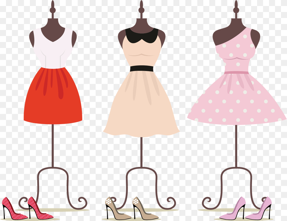 Mannequin Clothes In Hanger Clipart, Clothing, Dress, Adult, Person Free Png Download