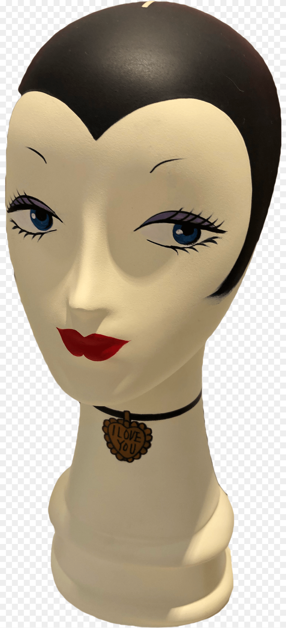 Mannequin Head Woman Retro Vintage Face 1930s Bust, Adult, Female, Person Free Png
