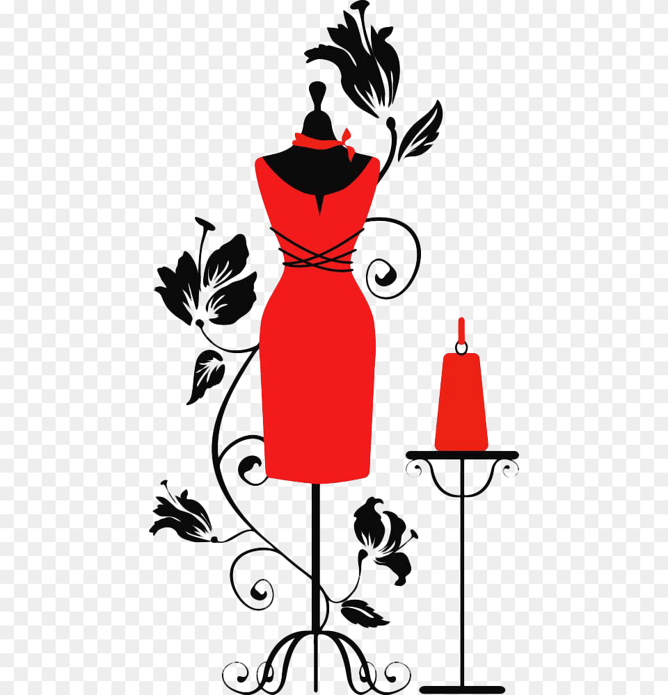 Mannequin Royalty Dress Form Clip Art Cartoon Sewing Mannequin Dress, Lamp, Dynamite, Weapon, Stencil Free Png Download
