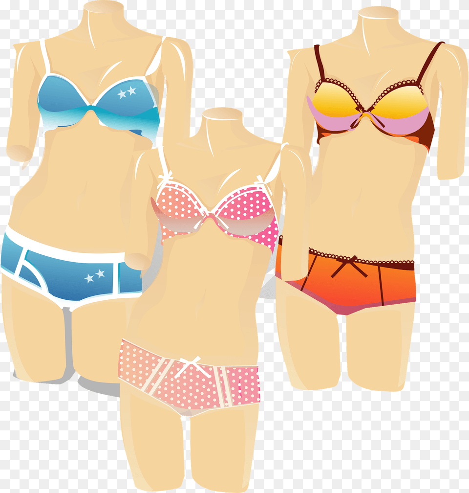 Mannequins Displaying Bikinis Clipart, Clothing, Lingerie, Underwear, Bra Free Png Download