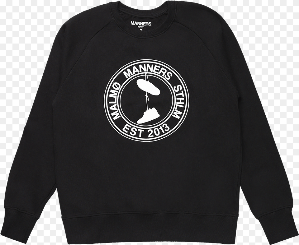 Manners Round Logo Sweat Black Eminem Hoodie, Sweatshirt, Clothing, Knitwear, Sweater Free Png Download