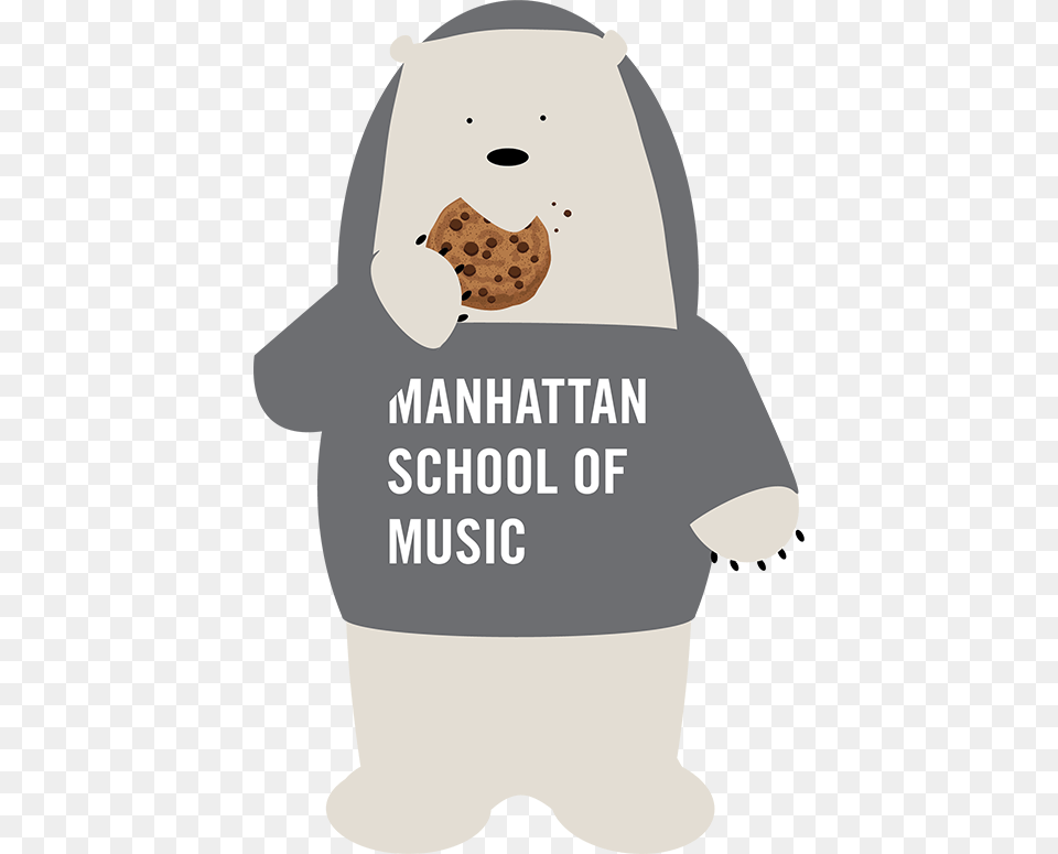 Manny Cookie Manhattan School Of Music Polar Bear, Advertisement, Poster, Food, Sweets Free Png
