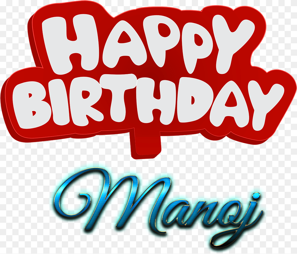Manoj Name Ready Made Logo Effect Names Name Jayne Happy Birthday, Text Free Png