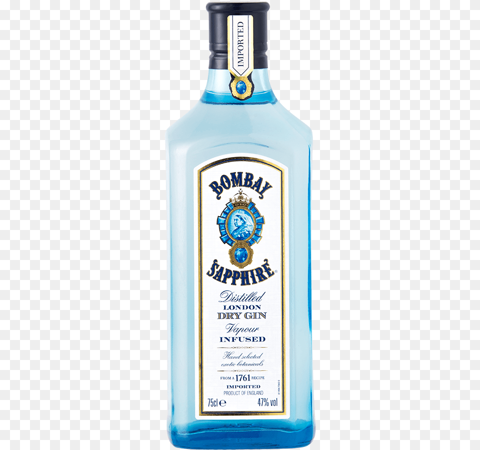 Manos Negras Bombay Sapphire, Alcohol, Beverage, Gin, Liquor Free Png Download