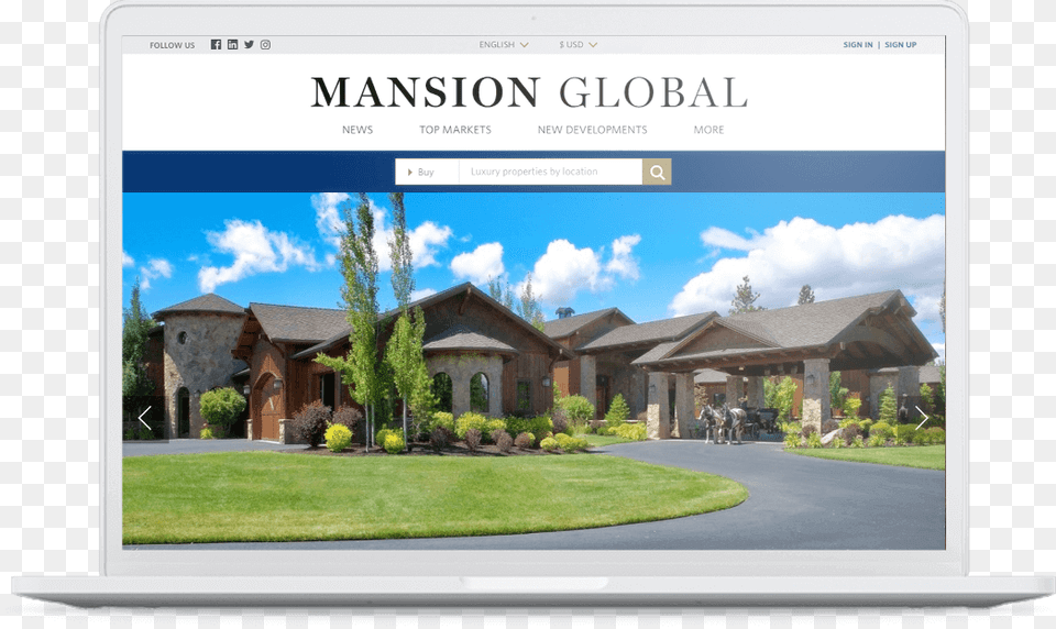 Mansion Global Silver Jordan Rd Sisters Or, Architecture, Plant, Lawn, Housing Free Png