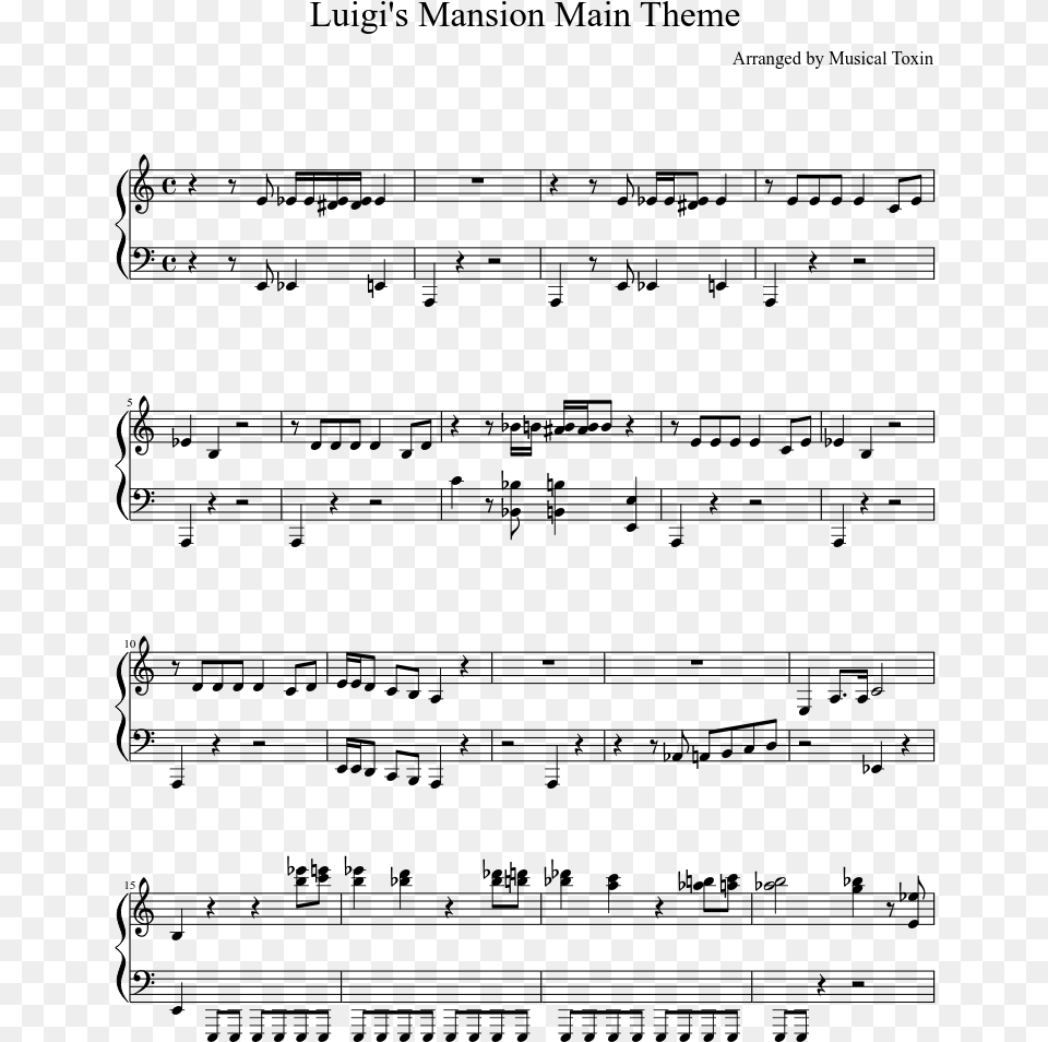 Mansion Main Theme Sheet Music Composed By Peace Ornette Coleman Chart, Gray Png
