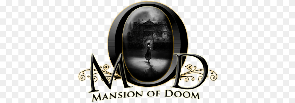 Mansion Of Doom Internet Radio Tunein Circle, Photography, Person, Advertisement, Logo Png Image