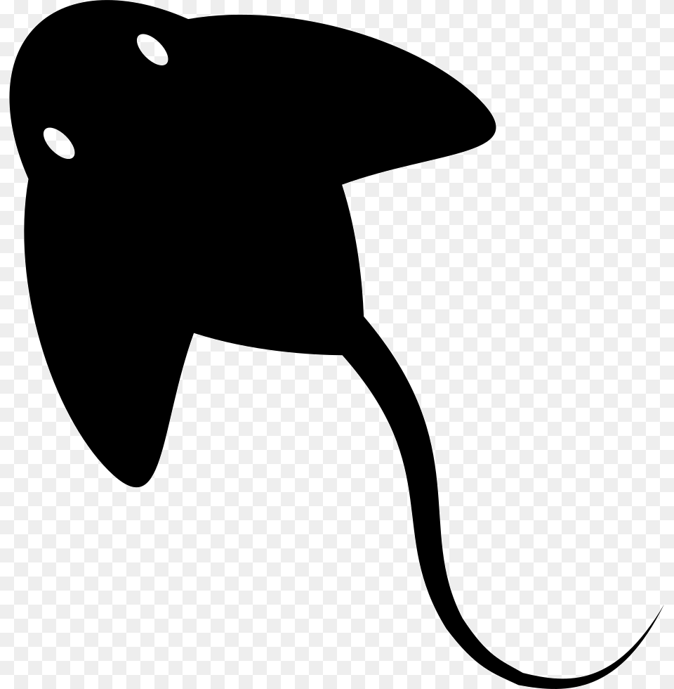 Manta Ray Comments Icon, Silhouette, Stencil, Appliance, Blow Dryer Free Png