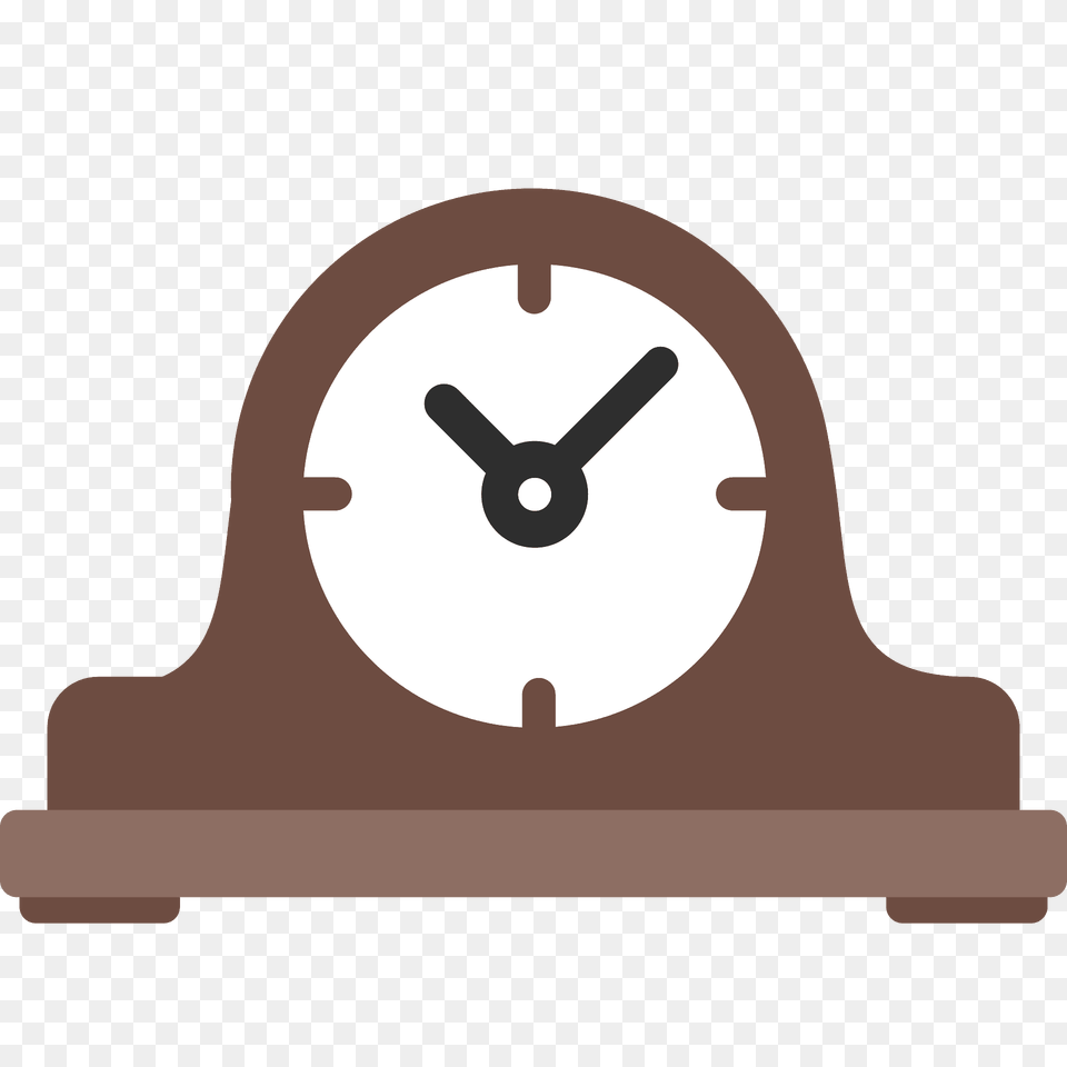 Mantelpiece Clock Emoji Clipart, Analog Clock Free Transparent Png