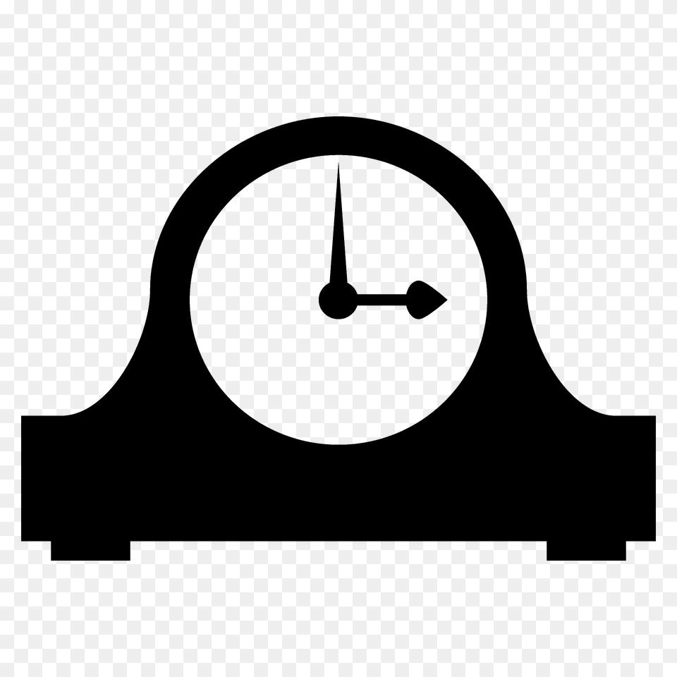 Mantelpiece Clock Emoji Clipart Free Png