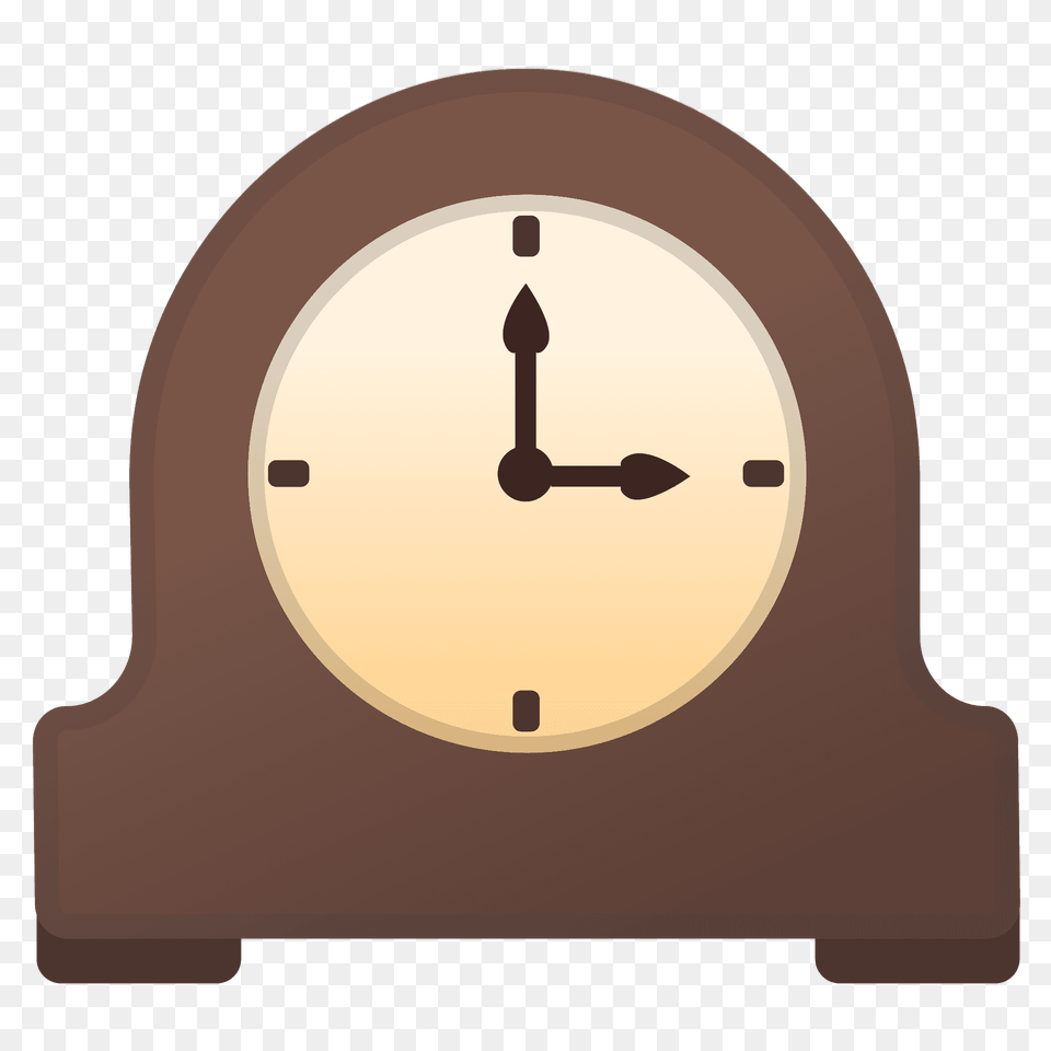 Mantelpiece Clock Emoji Clipart, Analog Clock Free Png