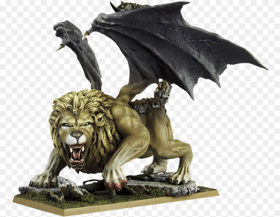 Manticore Warhammer Fantasy, Accessories, Ornament, Art, Mammal Png Image