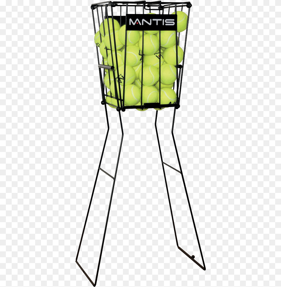 Mantis Ball Basket Tennis 100 Ball Basket, Sport, Tennis Ball, Racket Png