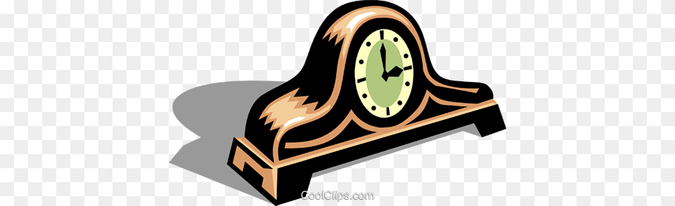 Mantle Clock Royalty Free Vector Clip Art Illustration, Analog Clock, Alarm Clock Png