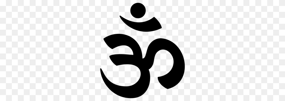 Mantra Om Gray Free Png Download