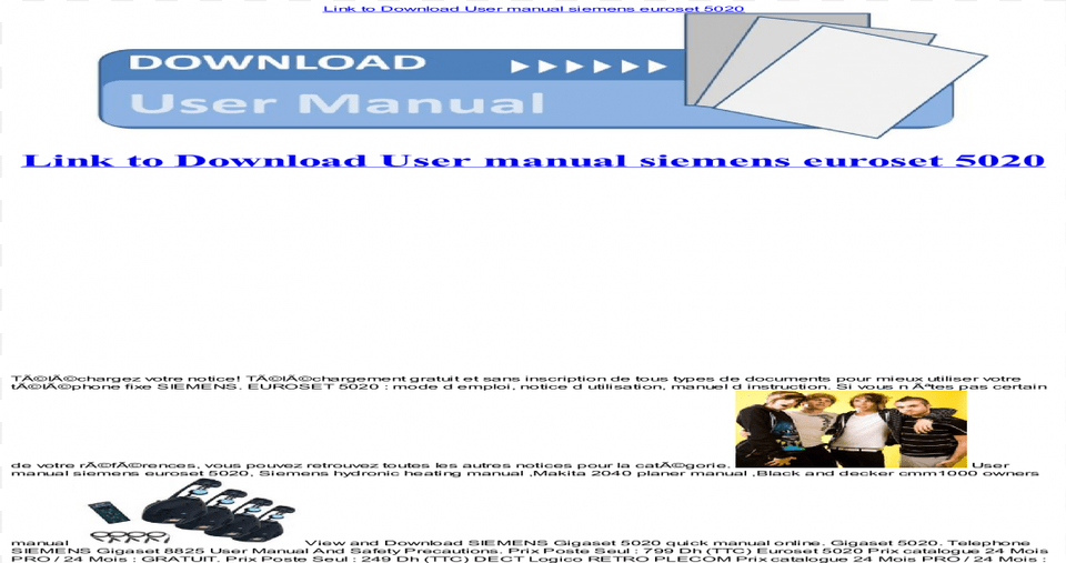 Manual Siemens Euroset Line 48i Manual Siemens Euroset User Guide, Advertisement, File, Poster, Page Png Image