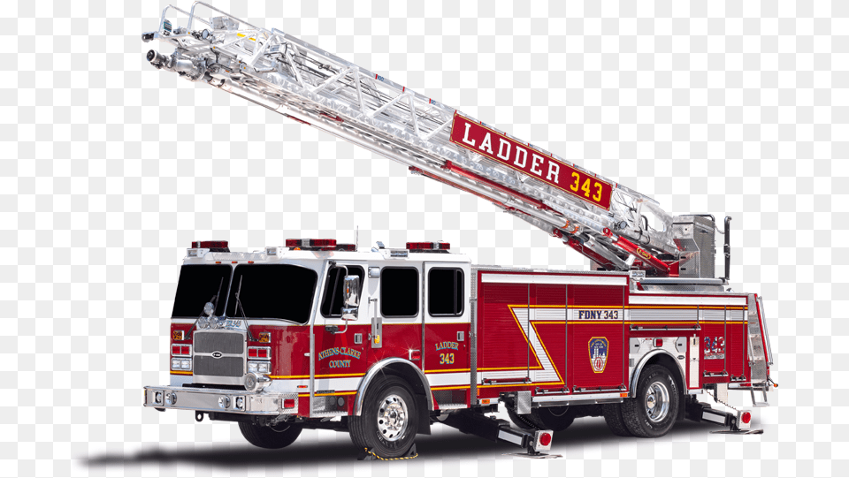 Manueverable And Capable Fdny Fire Trucks Ladder, Transportation, Truck, Vehicle, Fire Truck Png Image