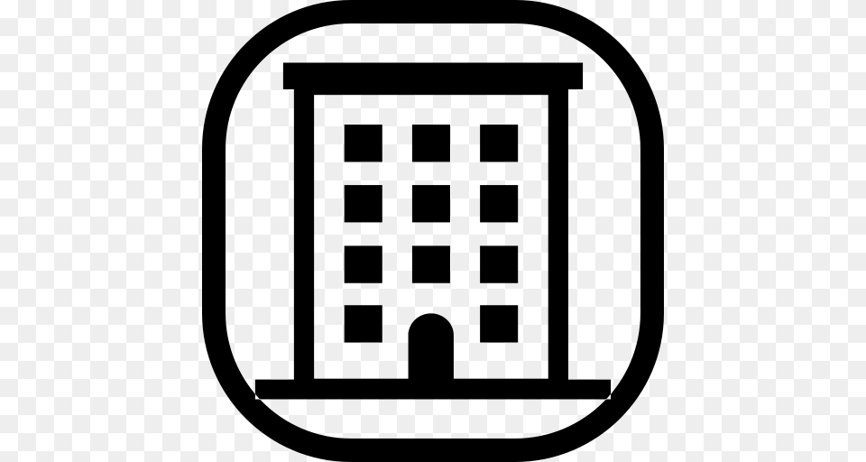 Manufacturer Building Buildings Icon And Vector For, Gray Free Transparent Png