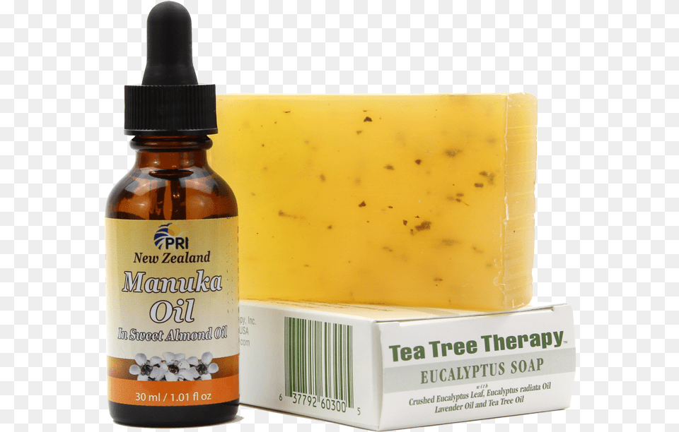 Manuka Oil Tea Tree Therapy Soap Honey, Bottle, Alcohol, Beer, Beverage Png Image