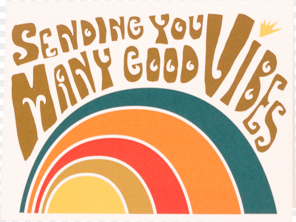 Many Good Vibes Greeting Cards Circle, Advertisement, Poster, Logo, Text Png Image