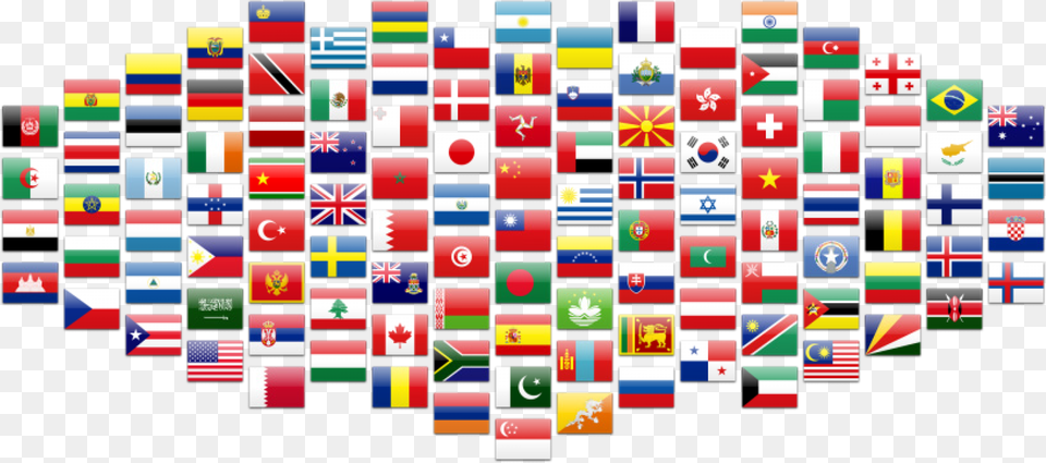 Many Many Flags Divided Nations, Art Free Png