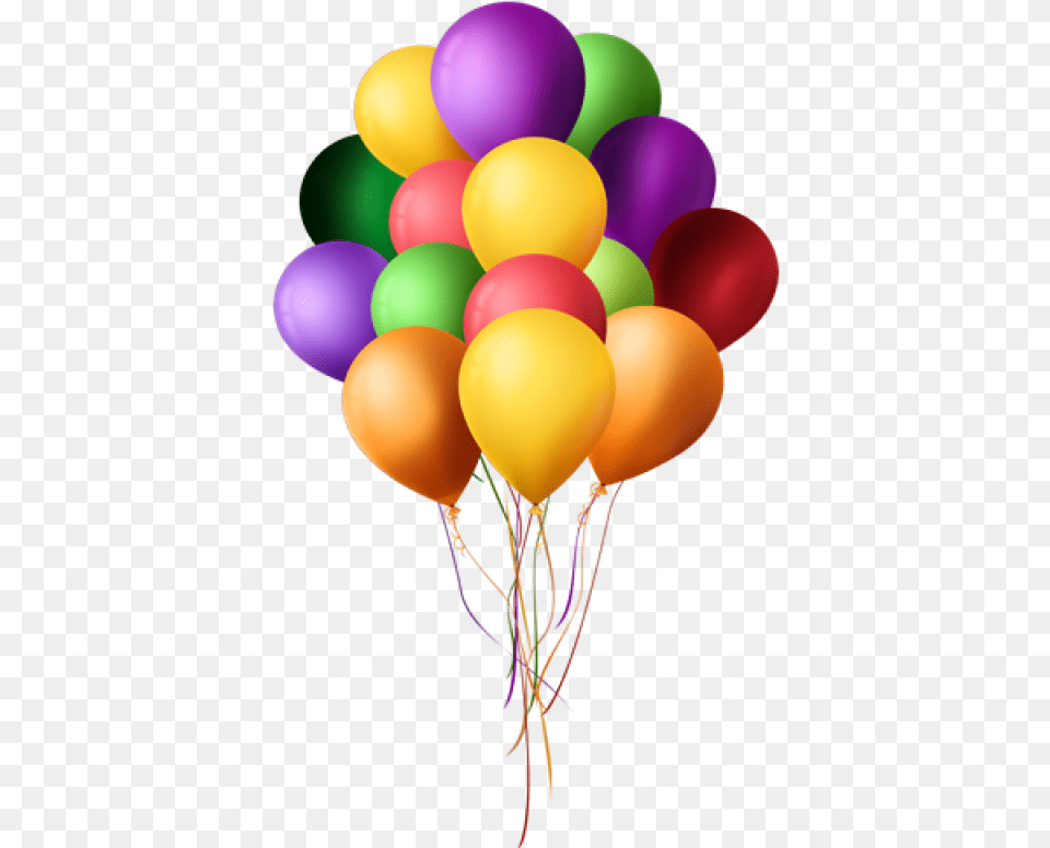 Many Multicolored Balloons Format Transparent Balloon Png Image