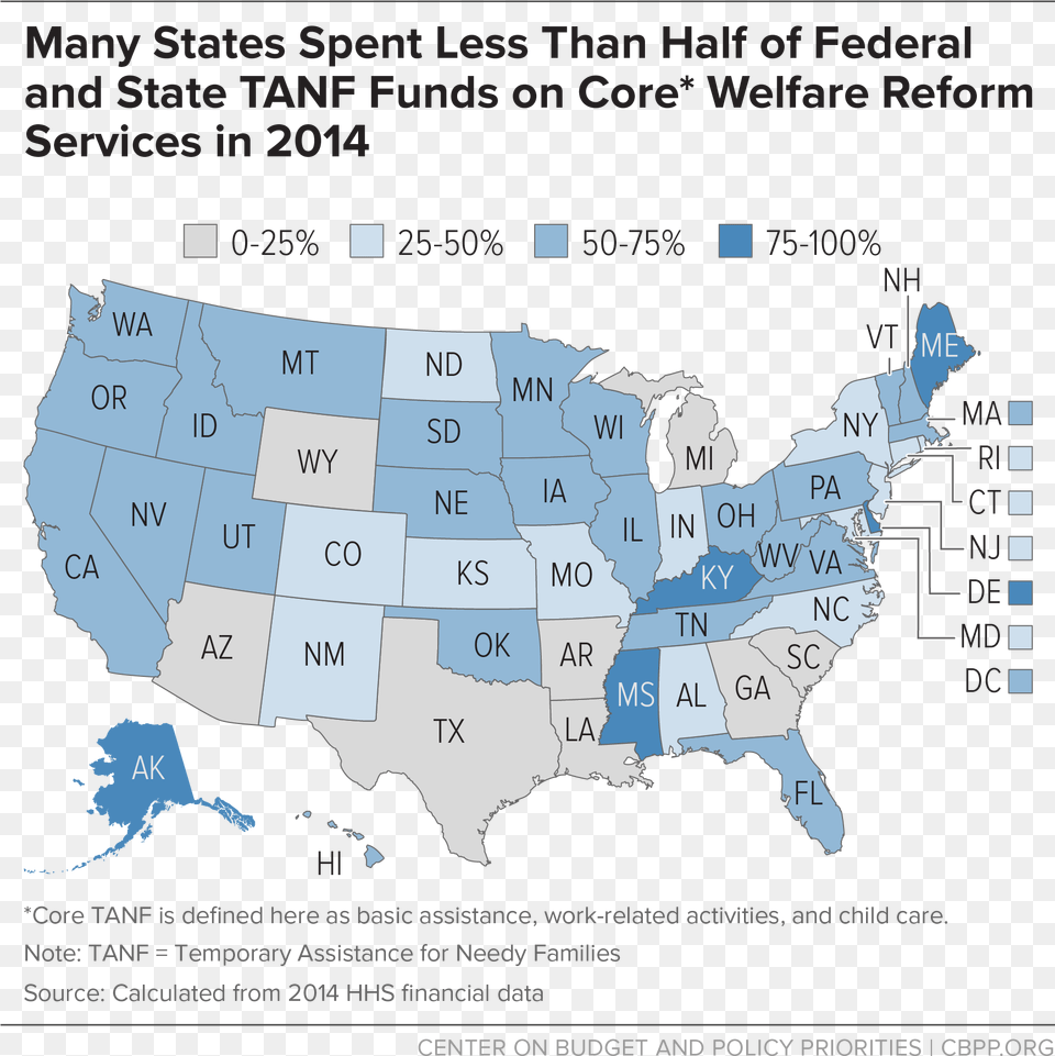 Many States Less Than Half On Core Welfare Reform Map, Chart, Plot, Atlas, Diagram Png Image