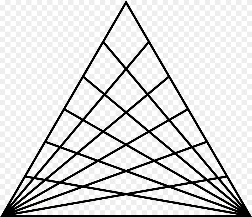 Many Triangles, Gray Free Png Download