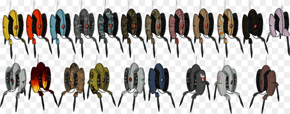 Many Turrets Portal 2 Papercraft Turret, Clothing, Coat, Jacket, People Png Image