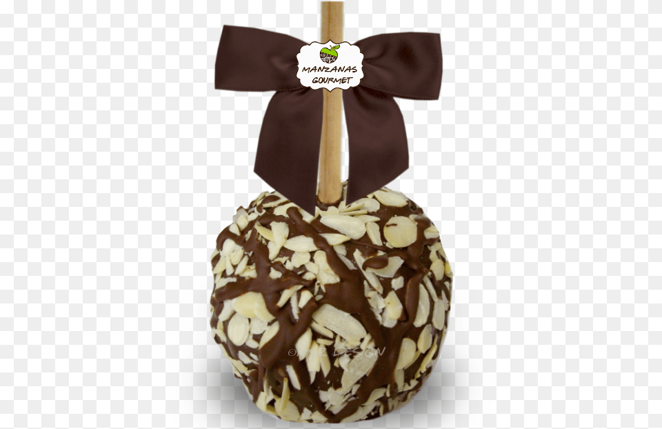 Manzana Envuelta De Caramelo Con Capa De Chocolate Manzana Cubierta De Mazapan, Birthday Cake, Cake, Cream, Dessert Png