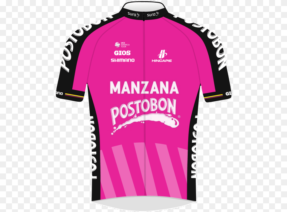 Manzana Postobon Team Tour Of The Alps Sports Jersey, Clothing, Shirt, T-shirt Free Png Download