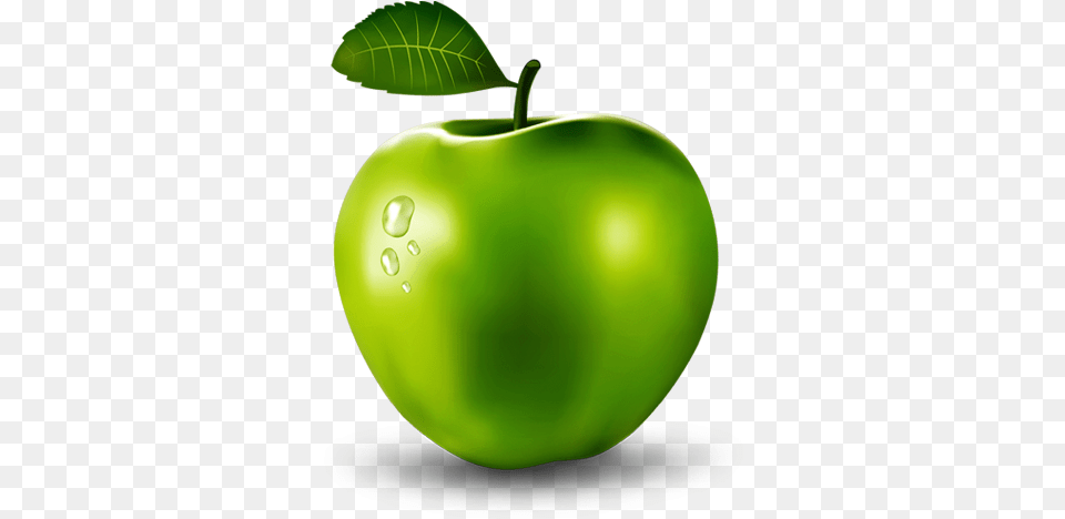 Manzana Verde Apple Apple, Food, Fruit, Green, Plant Png