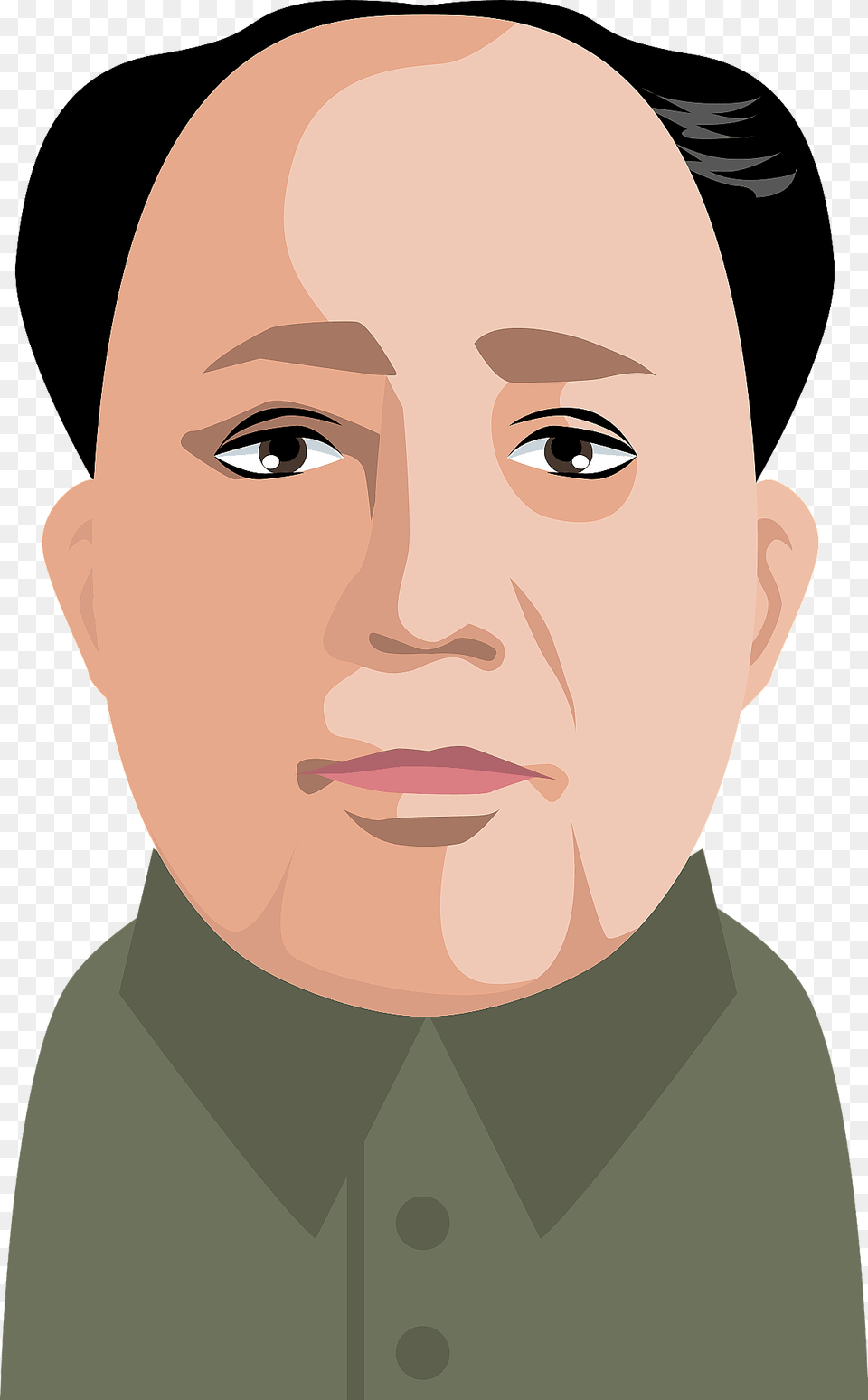 Mao Zedong Clipart, Face, Head, Person, Photography Png