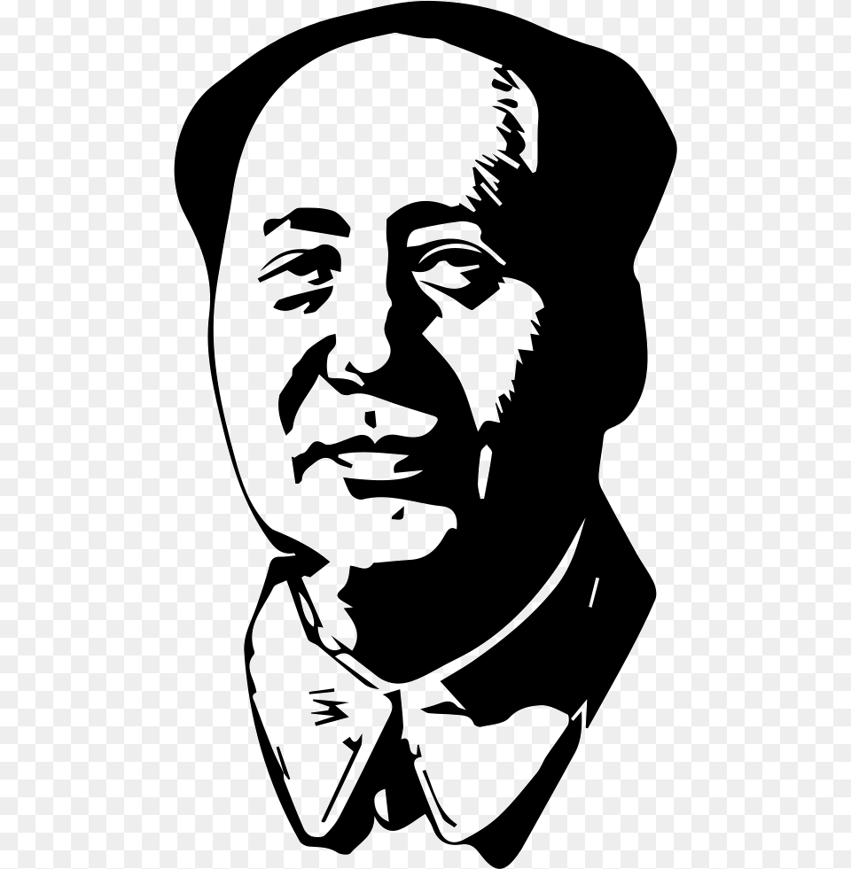 Mao Zedong Mao Zedong Line, Stencil, Adult, Male, Man Free Png Download